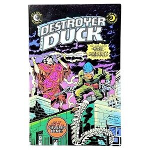 Destroyer Duck 2 Eclipse Comics Issue Jack Kirby Steve‎ Gerber Bronze Age 1983